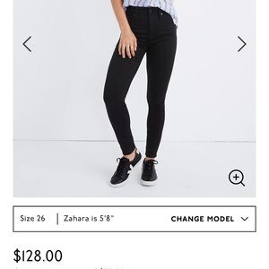Madewell High Waist Curvy Jeans Black (Carbondale)